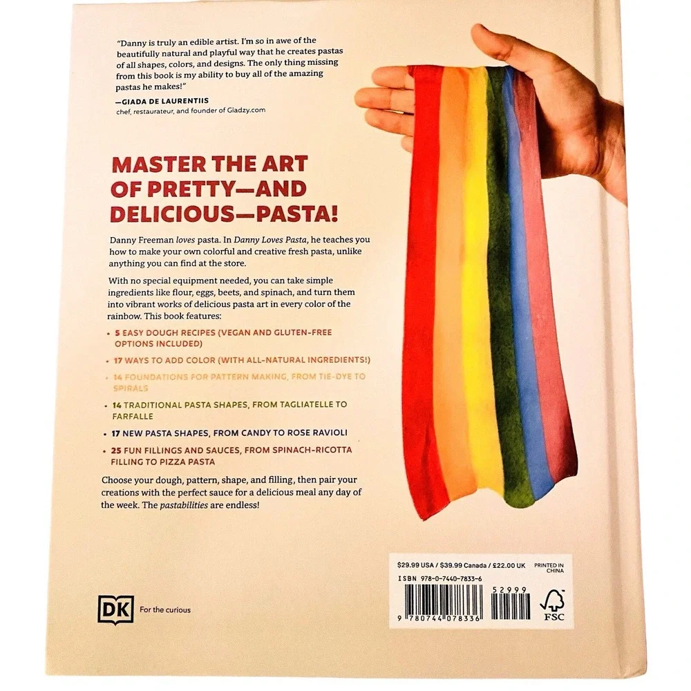 Danny Loves Pasta‎ Cookbook 75 Fun and Colorful Pasta Shapes Sauces Recipes